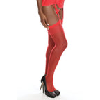 Medias lisas XL - rojo 1706