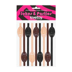Pack 9 Bombillas reutilizables forma de Vagina