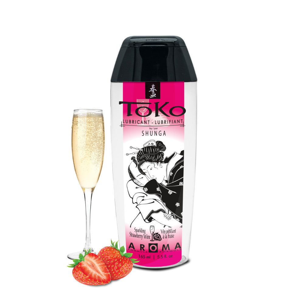 Toko Aroma Lubricante Sabor - Frutillas y Champaña
