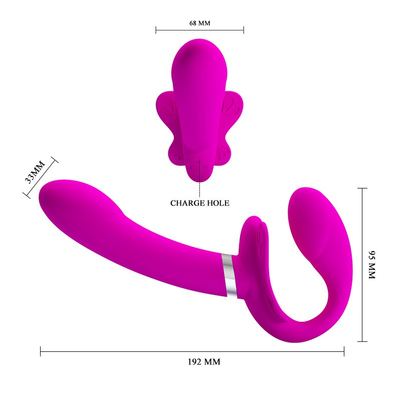 Valerie Vibrador Doble Strapless Recargable
