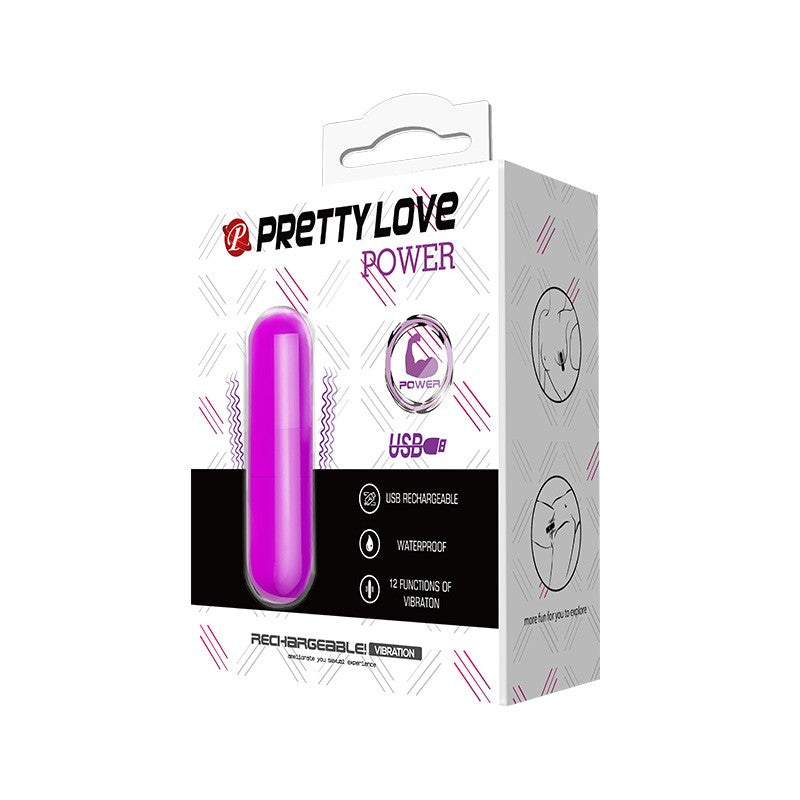 Power Bala Vibradora Recargable - Morado