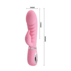Prescott Vibrador Doble Silicona Extra Suave - Rosa