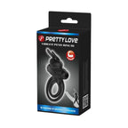 Darey Anillo Conejito Vibrador Doble - Negro