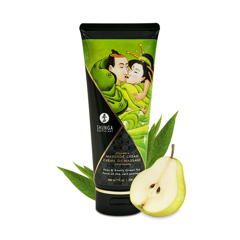 Crema de Masaje Comestible - Pera y Té Verde Imagen principal del producto
