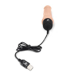 Power Cock Vibrador Realista Recargable - Vainilla