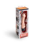 Power Cock Vibrador Realista Recargable - Vainilla