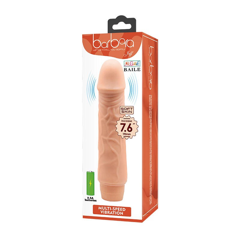 Jeff Vibrador Realista 19,5 cm - Vainilla
