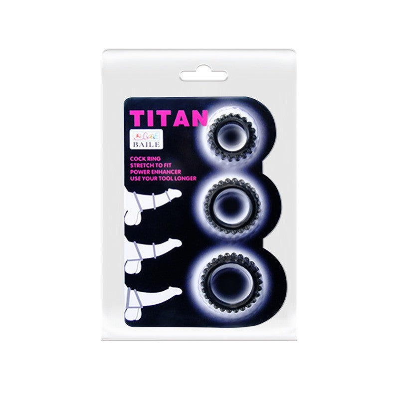 Titan Set Anillos Silicona