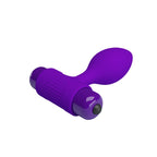 Vibra Butt Plug Anal con Vibración - Morado