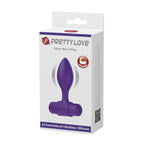 Vibra Butt Plug Anal con Vibración - Morado