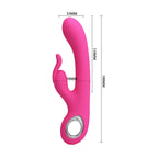 Carina Vibrador Doble Recargable - Rosa