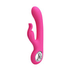 Carina Vibrador Doble Recargable - Rosa