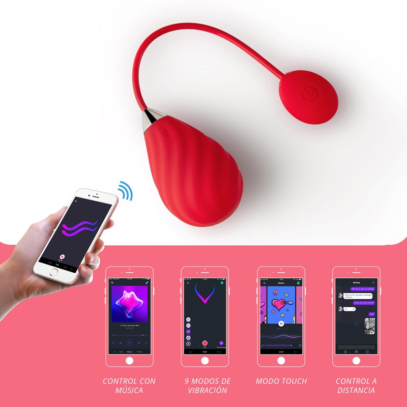Magic Sundae Vibrador Con APP Imagen secundaria del producto
