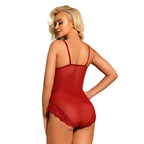 Emilia Body Encaje Rojo