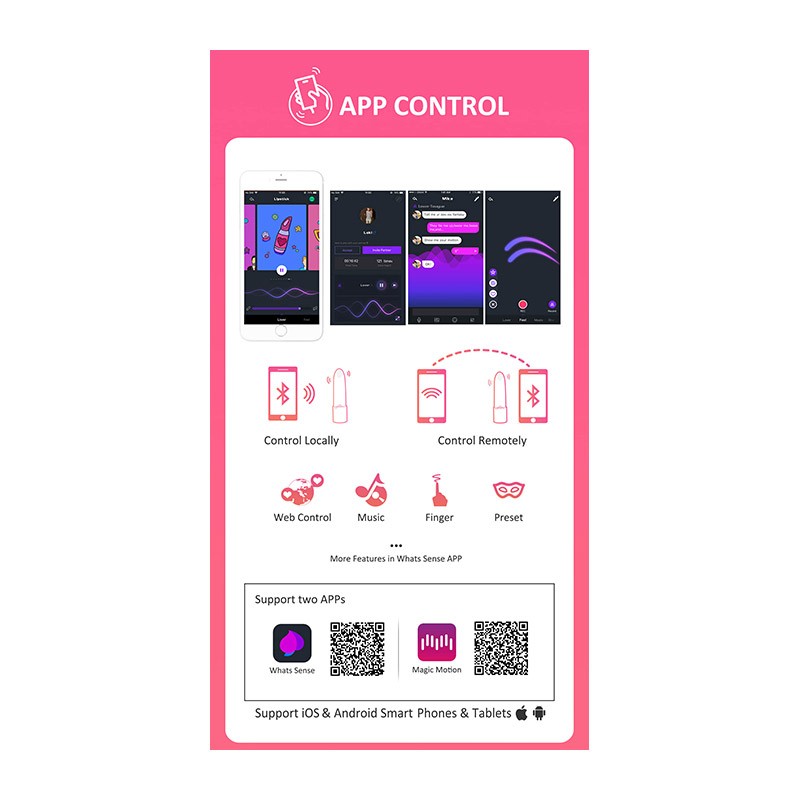 Magic Lotos Labial Vibrador con APP