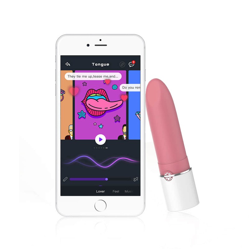 Magic Lotos Labial Vibrador con APP
