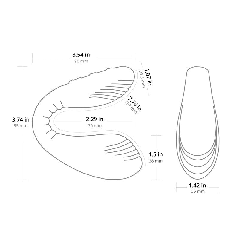Dolce (Quake) Vibrador Doble Con App