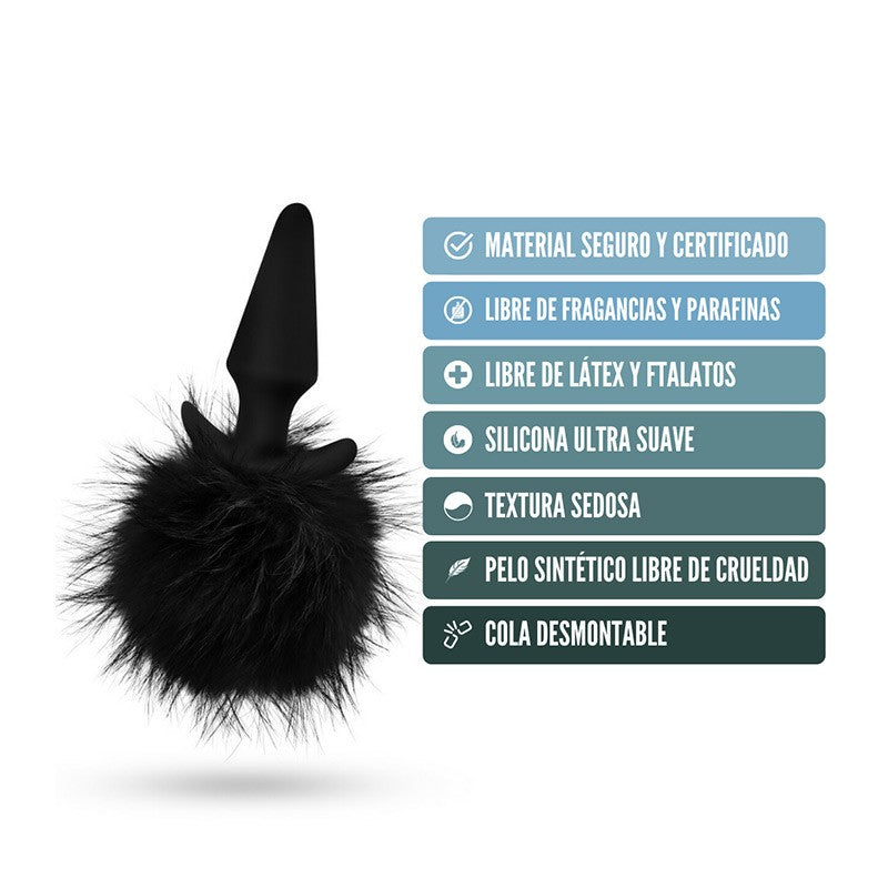Rabbit Tail Plug Cola de Conejo Desmontable