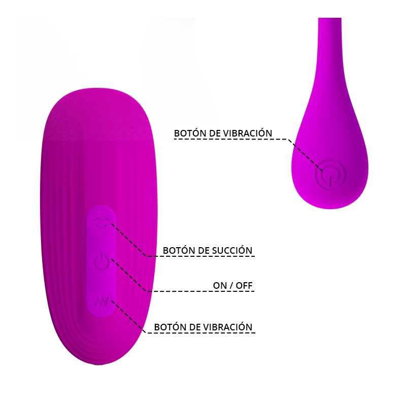 Kit Succionador y Huevo Vibrador