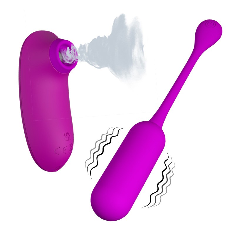 Kit Succionador y Huevo Vibrador Imagen principal del producto