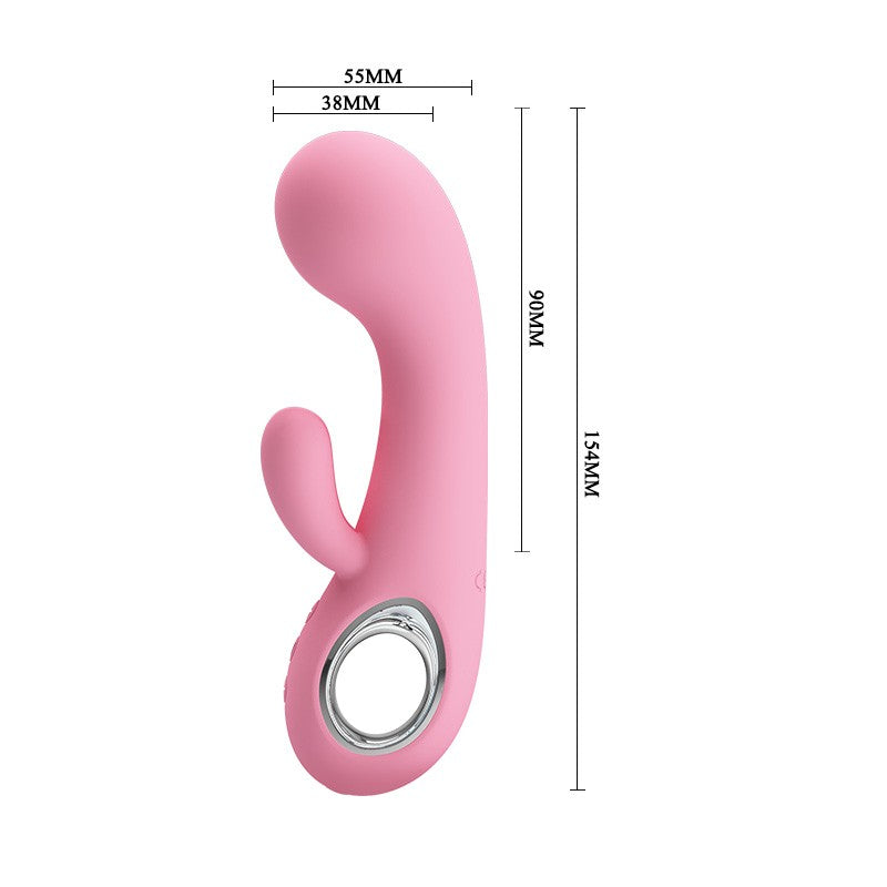 Chris Vibrador Recargable Triple Motor - Rosa Imagen secundaria del producto