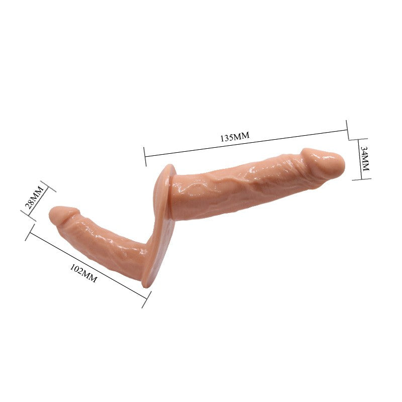 Arnés con Dildos Realistas Doble penetración