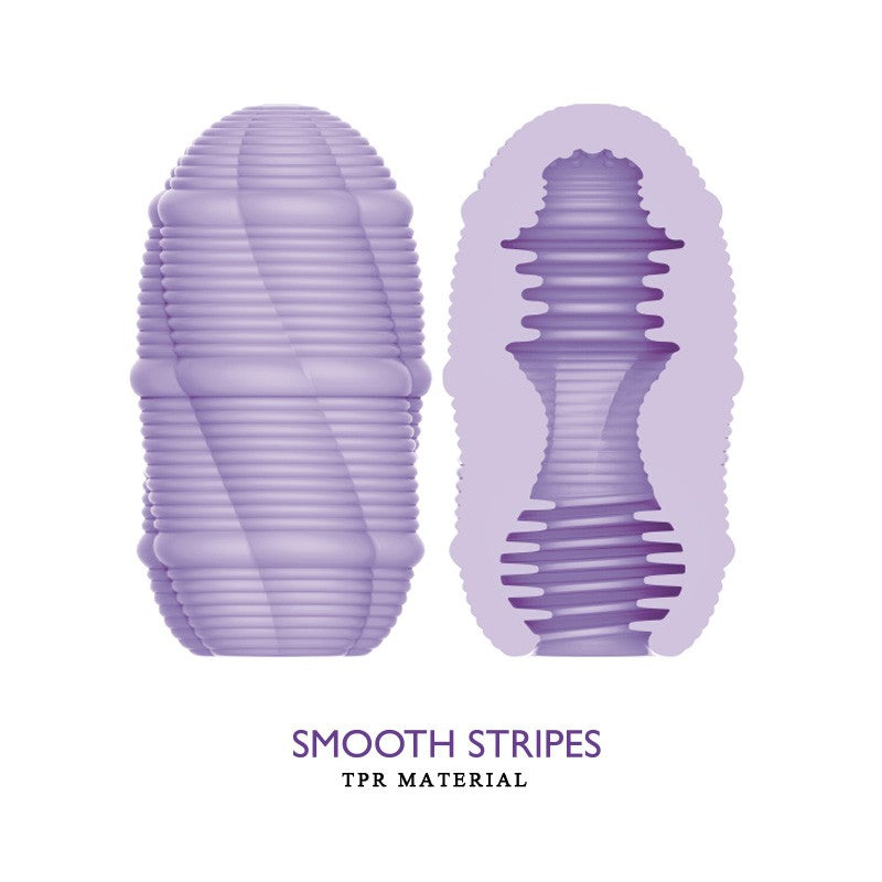 Smooth Stripes Masturbador Reversible