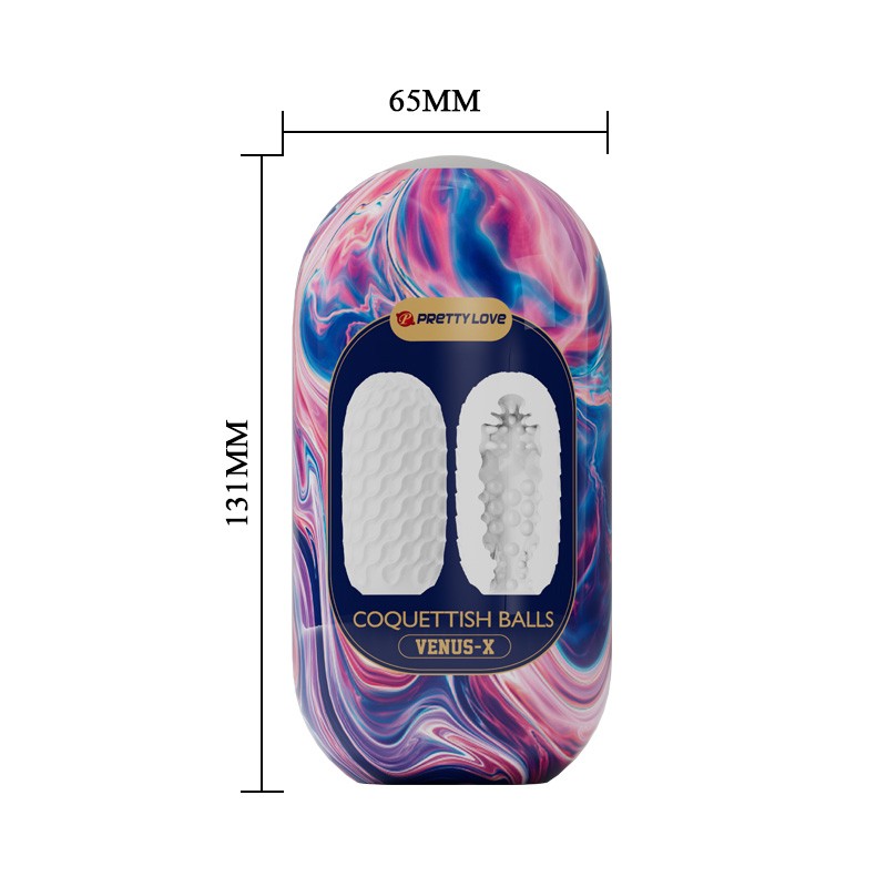 Coquettish Balls Masturbador Reversible