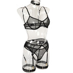 Conjunto con Portaligas 3150 - Negro