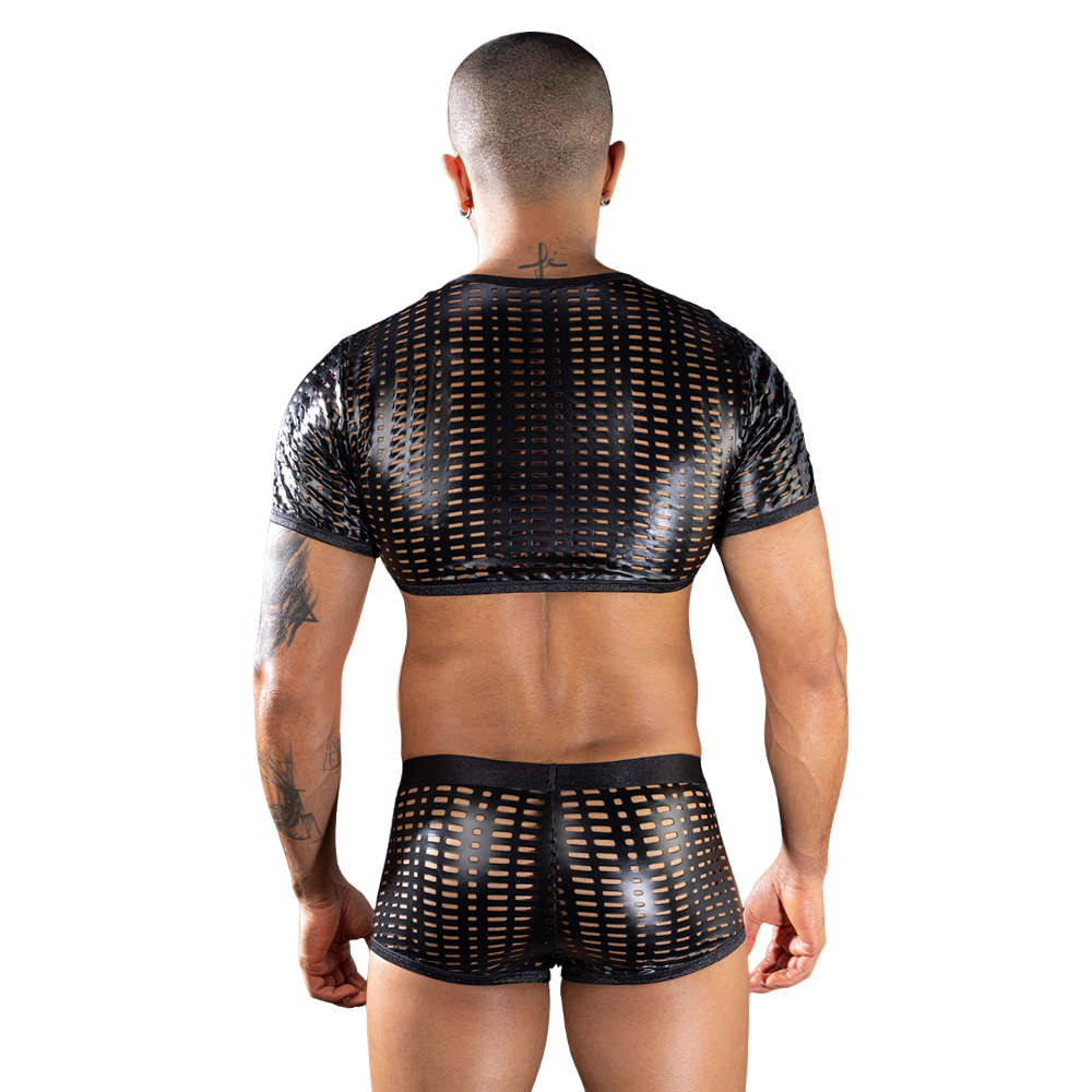 Conjunto Boxer y Top Wetlook 9112