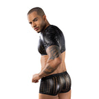 Conjunto Boxer y Top Wetlook 9112