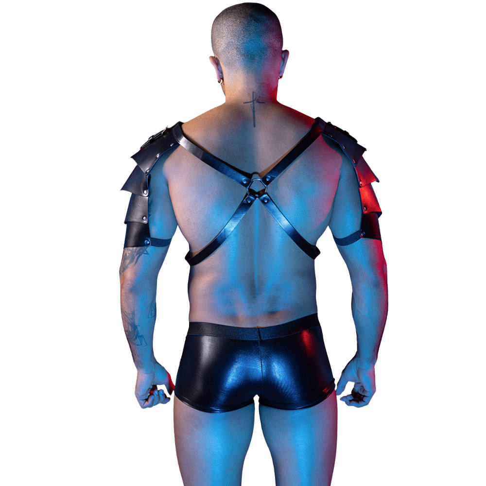 Conjunto Boxer y Top con Arnés Gladiador 9119