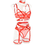 Conjunto con Ligas 3197 Rojo