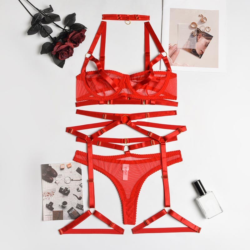 Conjunto con Ligas 3197 Rojo