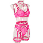 Conjunto con Portaligas 3164 - Rosa