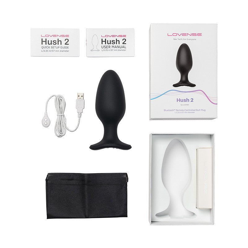 Hush 2 Plug Anal con APP - L (5,7 cm)