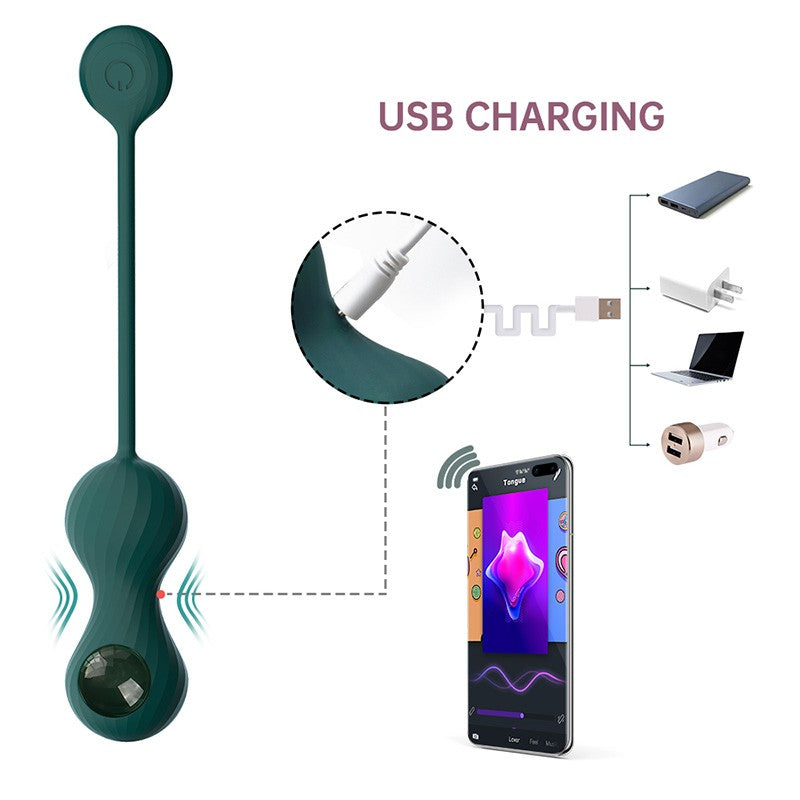 Crystal Duo Bolas Kegel con APP
