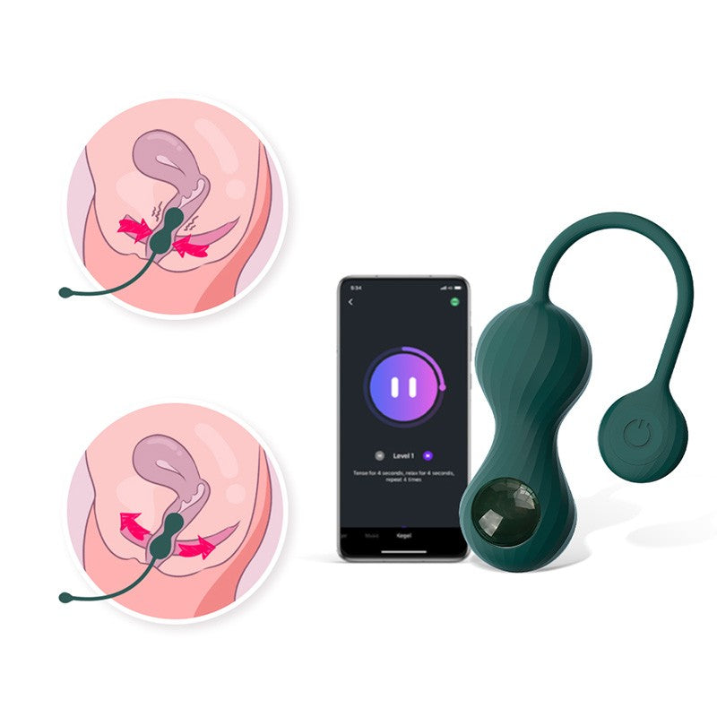 Crystal Duo Bolas Kegel con APP