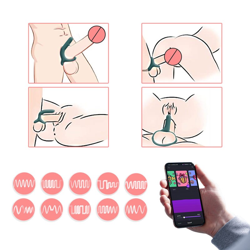 Rise Anillo Vibrador con App