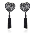 Diamond Heart Pezoneras con Borlas