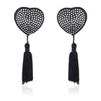 Diamond Heart Pezoneras con Borlas