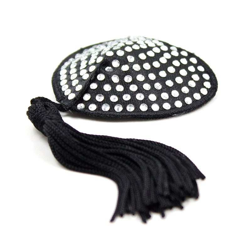Diamond Heart Pezoneras con Borlas