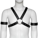 4-Strap Set Arnés de Pecho con Brazaletes