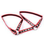Bulldog Arnés de Pecho con Broches - Rojo
