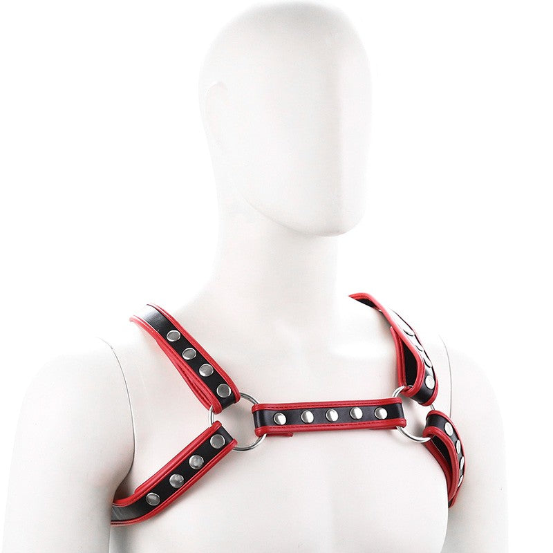Bulldog Arnés de Pecho con Broches - Rojo Imagen secundaria del producto