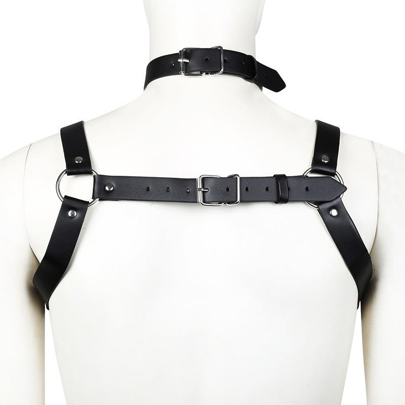 Stud Arnés de Pecho con Collar
