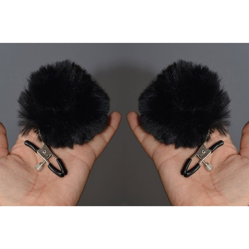 Pinzas con Pompones para Pezones