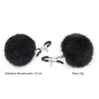 Pinzas con Pompones para Pezones