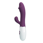 Snappy Vibrador de Doble Estimulación - Burdeo