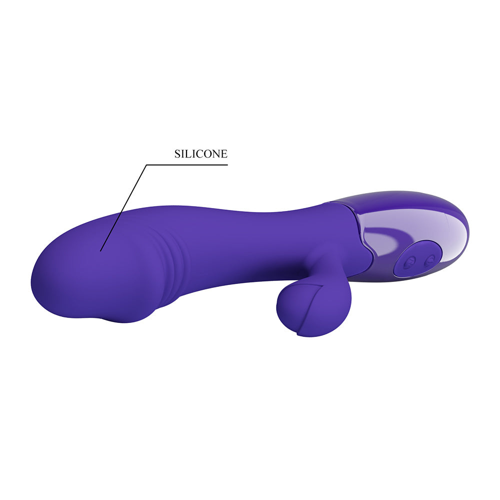 Snappy Vibrador Dual Recargable - Morado